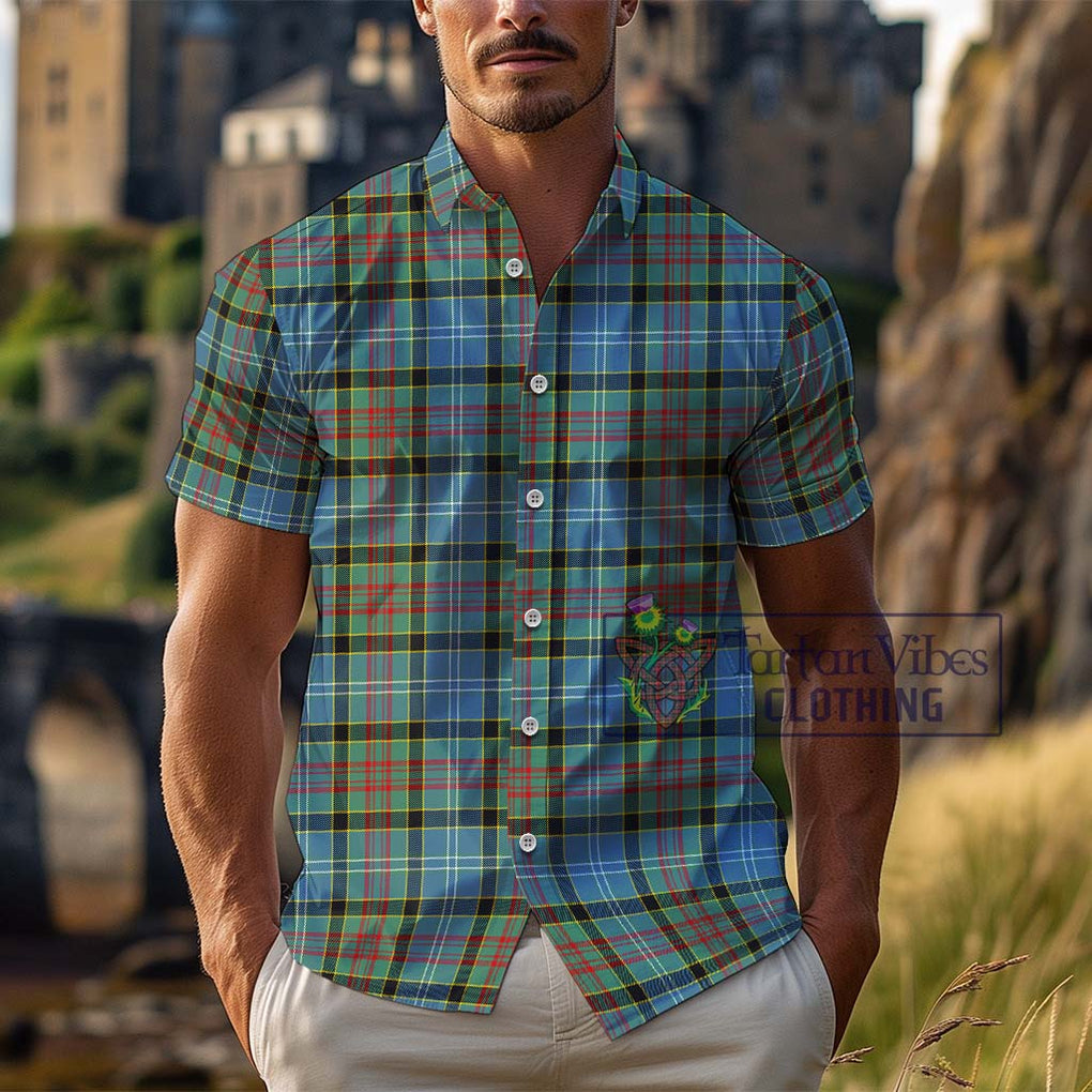 Cathcart Tartan Cotton Hawaiian Shirt Kid - Tartan Vibes Clothing