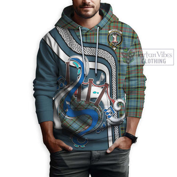 Cathcart Tartan Hoodie with Epic Bagpipe Style