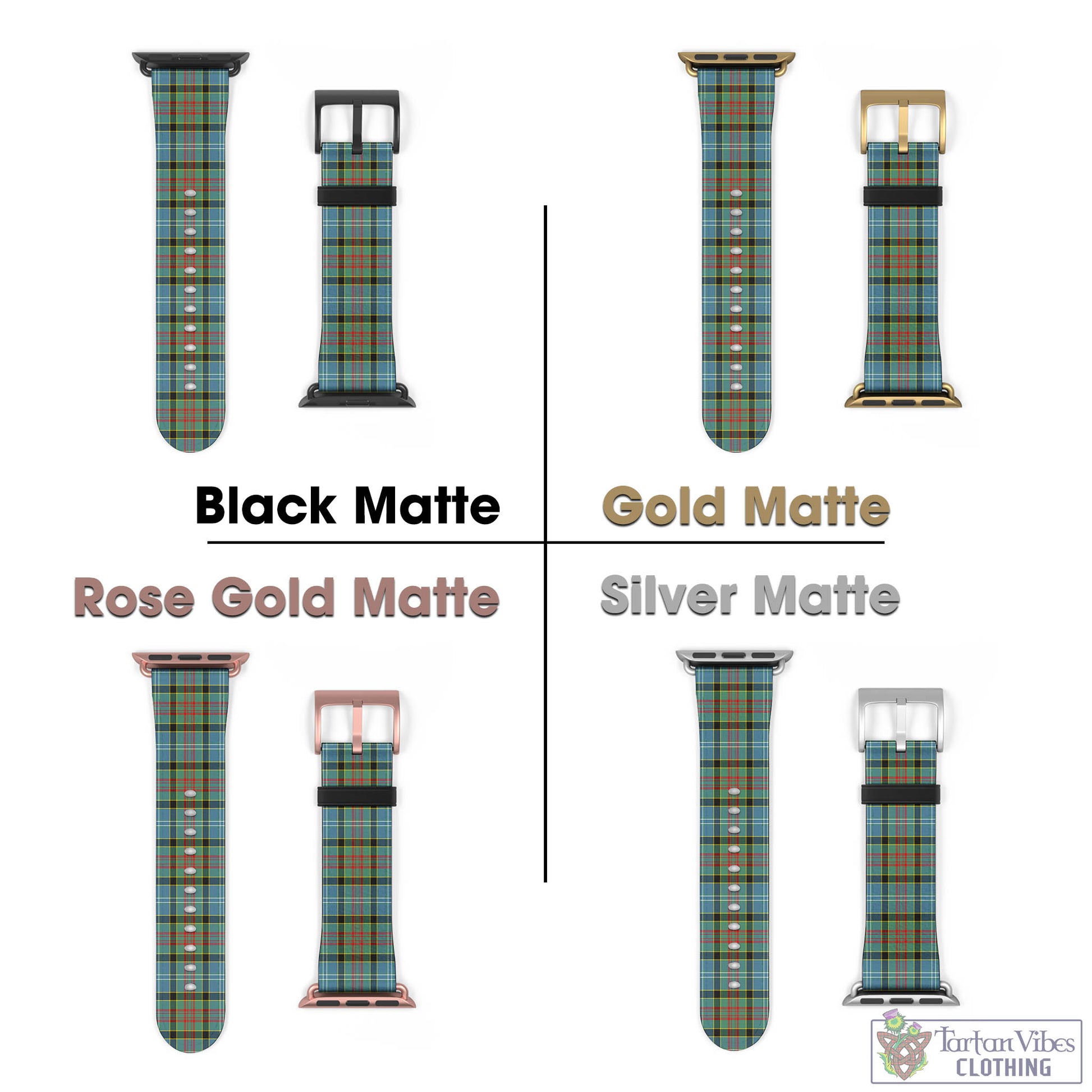 Tartan Vibes Clothing Cathcart Tartan Watch Band