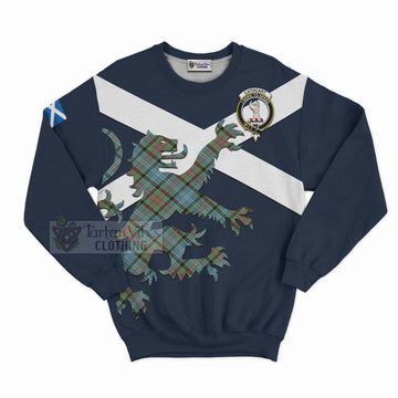 Cathcart Tartan Lion Rampant Sweatshirt  Proudly Display Your Heritage with Alba Gu Brath and Clan Name