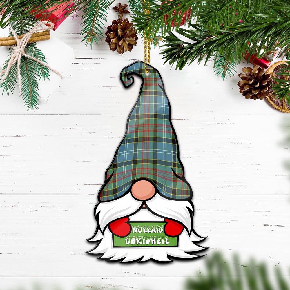 Cathcart Gnome Christmas Ornament with His Tartan Christmas Hat - Tartan Vibes Clothing