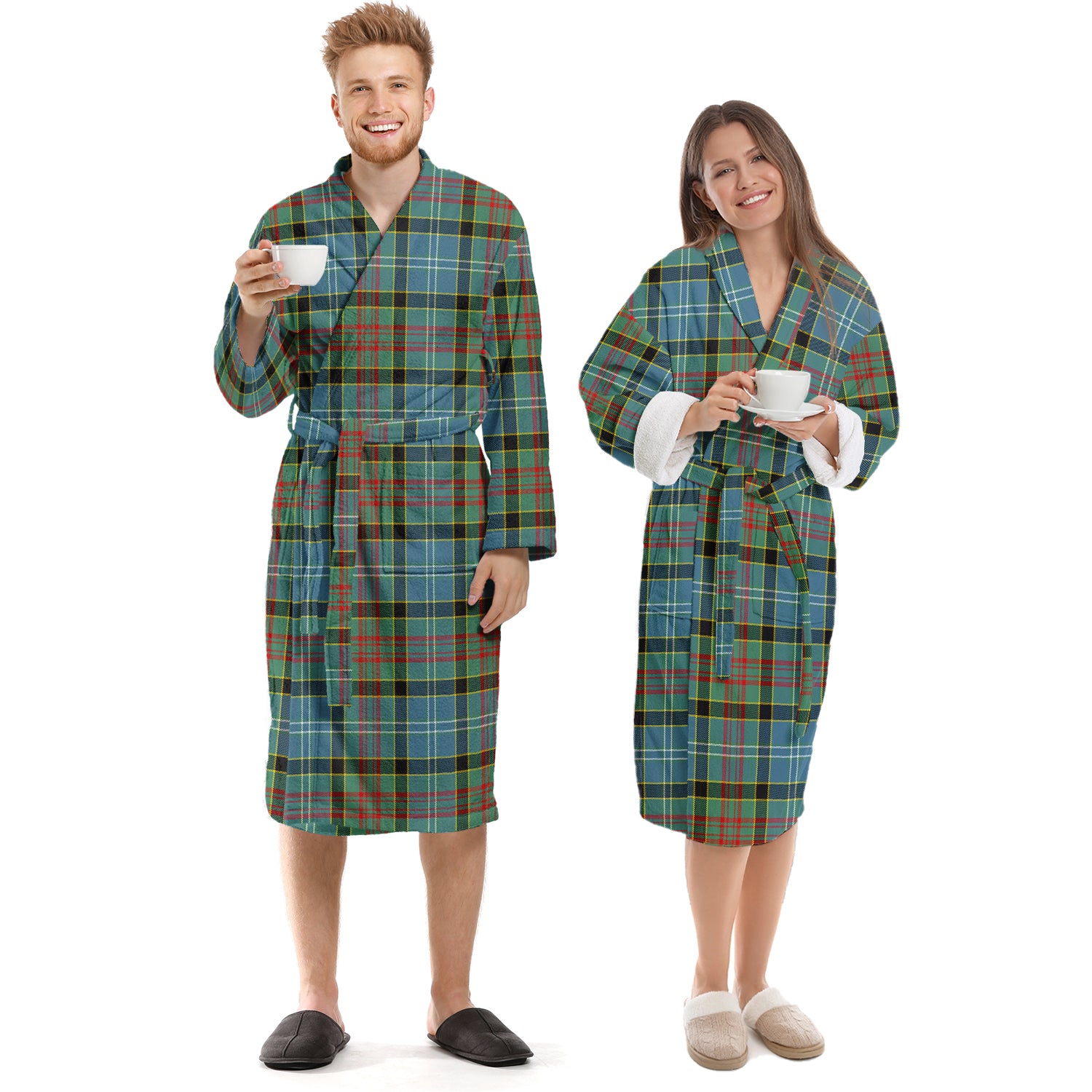 Cathcart Tartan Bathrobe Unisex S - Tartan Vibes Clothing