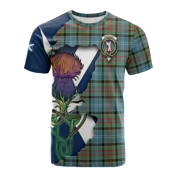 Cathcart Tartan Family Crest Cotton T-shirt Scottish Thistle Celtic Inspired Kid's Shirt - Tartan Vibes Clothing