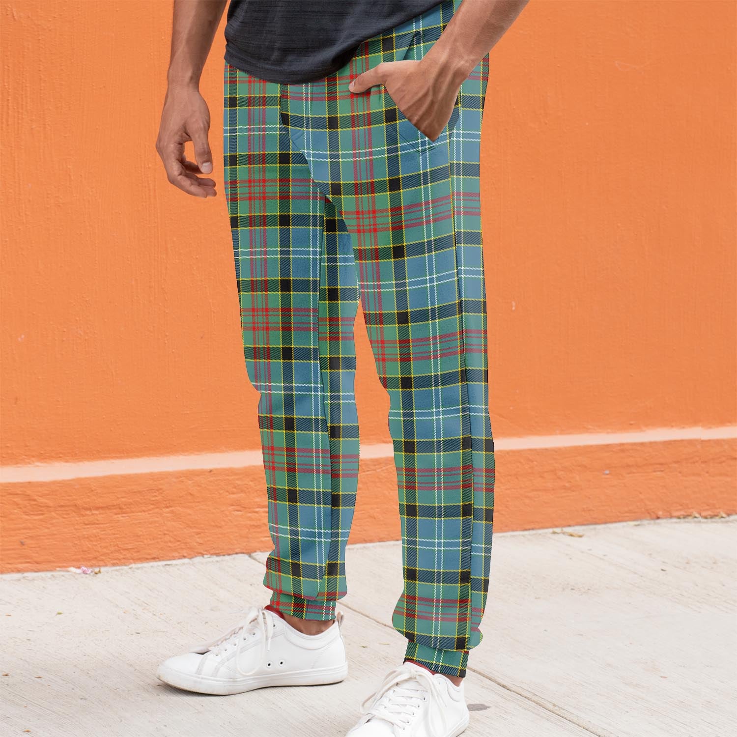 Cathcart Tartan Joggers Pants S - Tartanvibesclothing