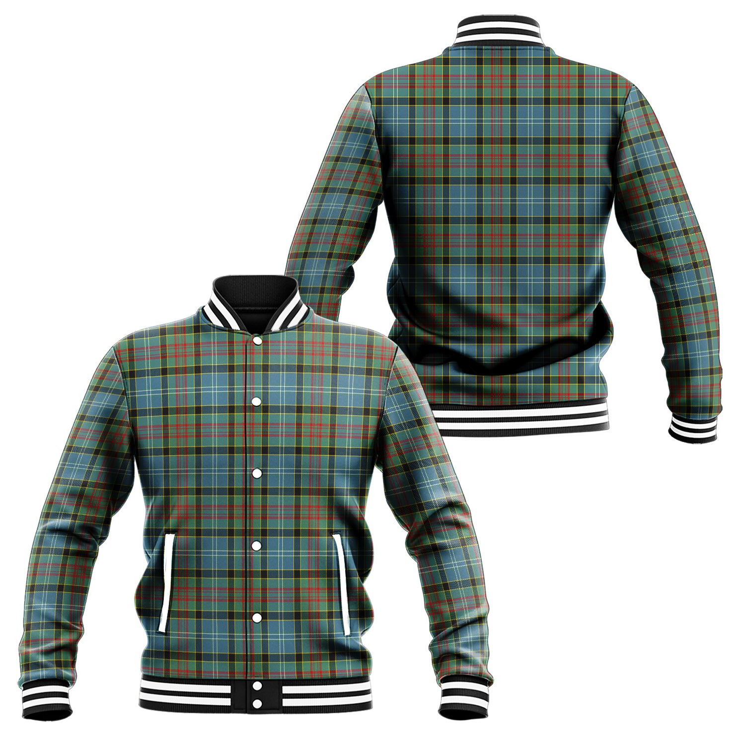 Cathcart Tartan Baseball Jacket Unisex - Tartan Vibes Clothing