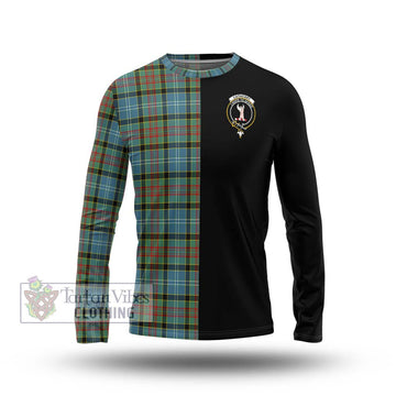 Cathcart Tartan Long Sleeve T-Shirt with Family Crest and Half Of Me Style