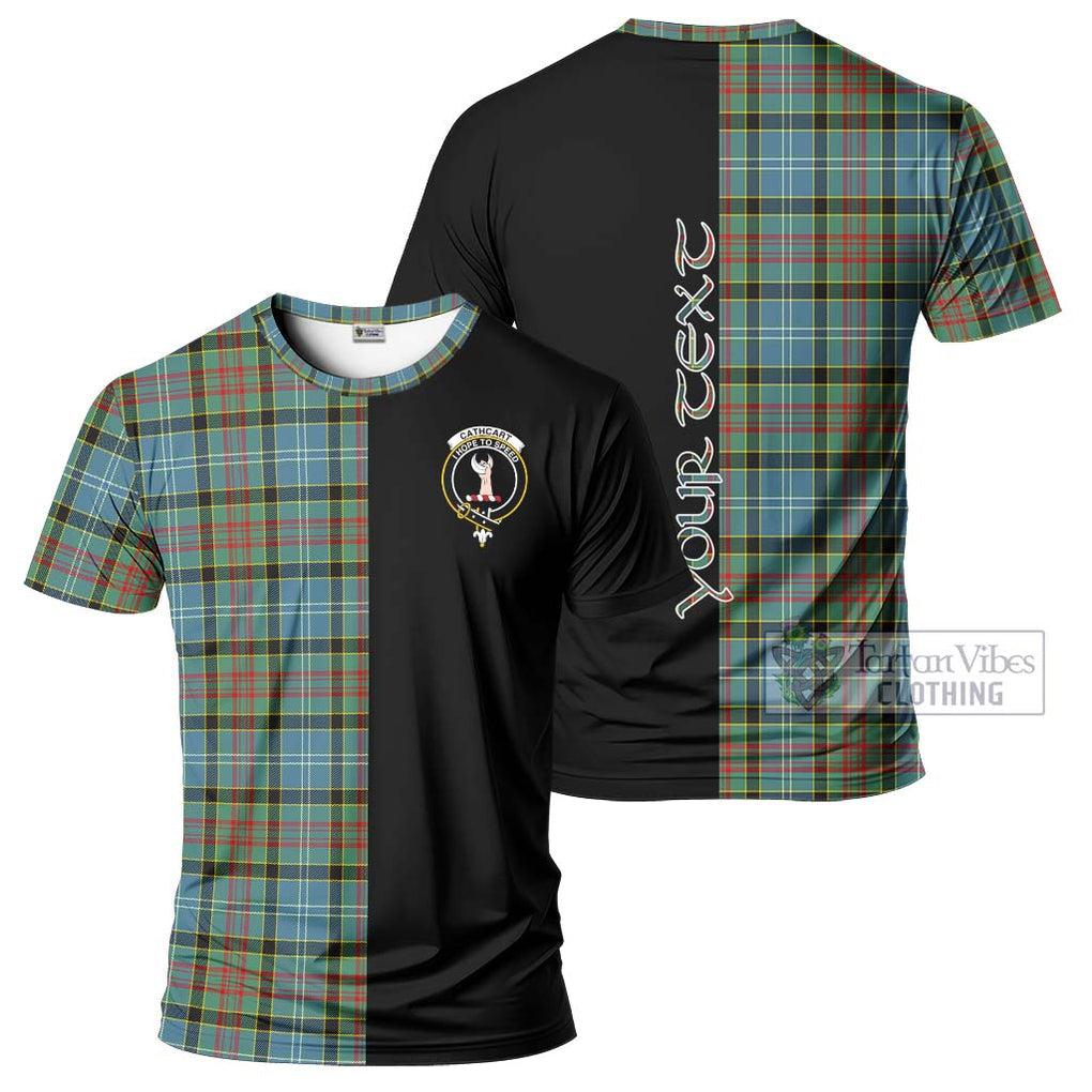 Cathcart Tartan T-Shirt with Family Crest and Half Of Me Style Kid's Shirt - Tartanvibesclothing Shop