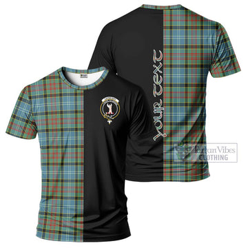 Cathcart Tartan T-Shirt with Family Crest and Half Of Me Style