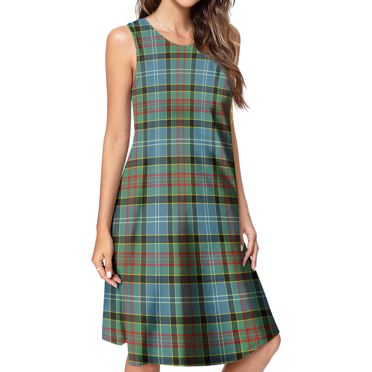 Cathcart Tartan Womens Casual Dresses - Tartanvibesclothing