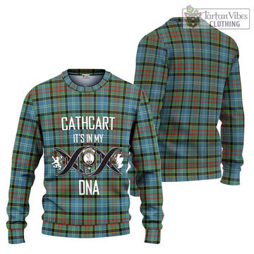 Cathcart Tartan Ugly Sweater with Family Crest DNA In Me Style