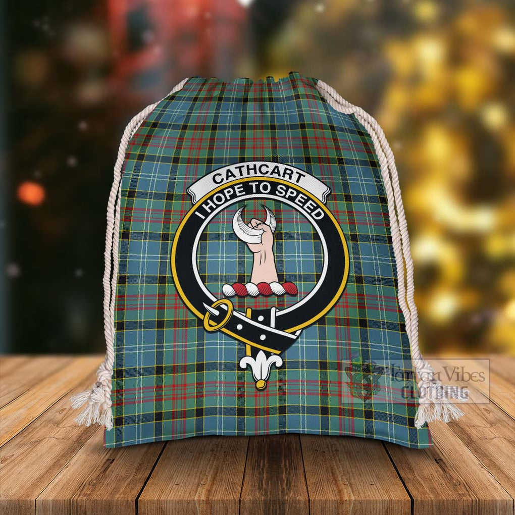 Tartan Vibes Clothing Cathcart Tartan Christmas Santa's Bag with Family Crest