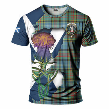 Cathcart Tartan Family Crest T-Shirt Scottish Thistle Celtic Inspired Kid's Shirt - Tartan Vibes Clothing
