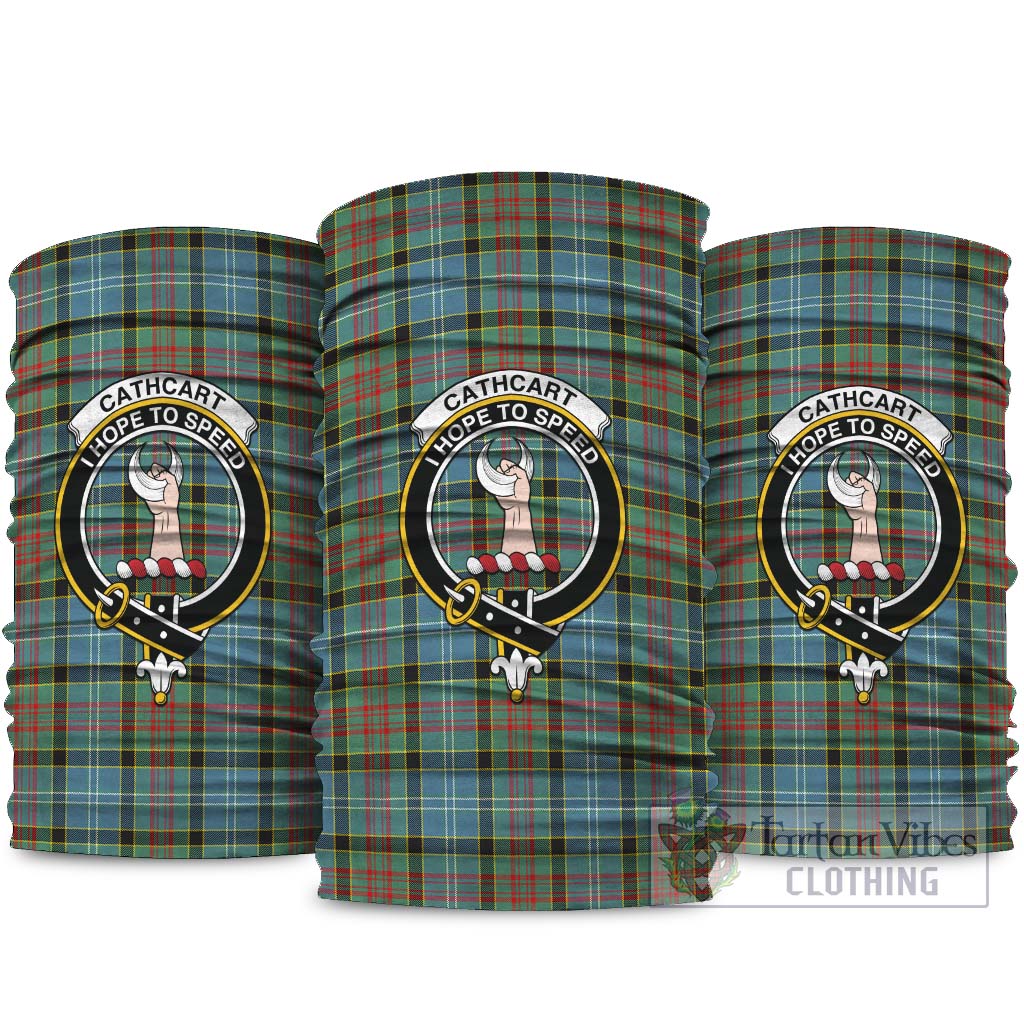 Cathcart Tartan Neck Gaiters, Tartan Bandanas, Tartan Head Band with Family Crest