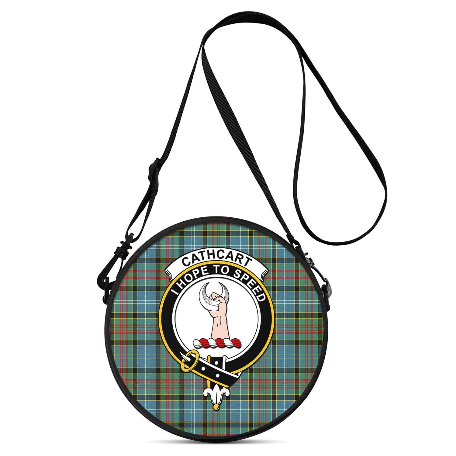 cathcart-tartan-round-satchel-bags-with-family-crest