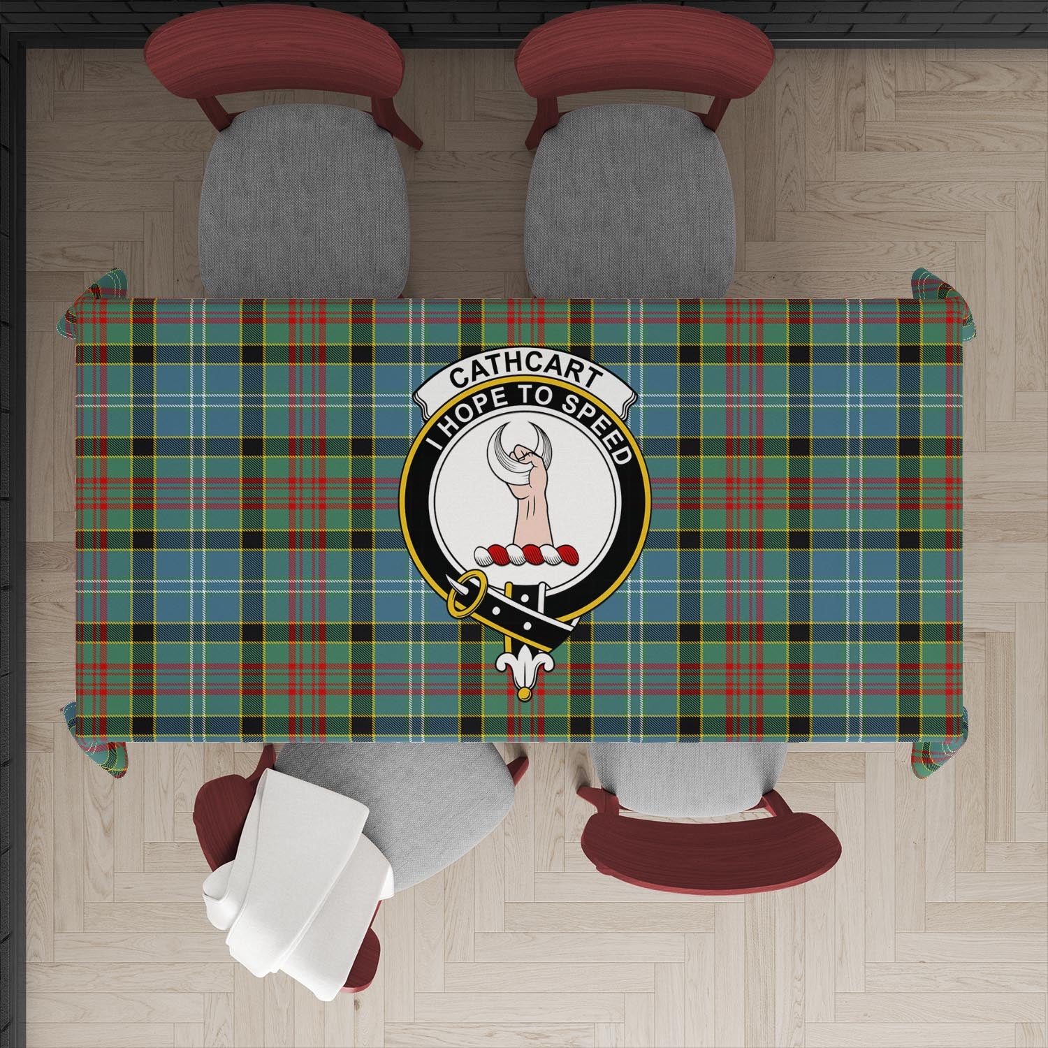 cathcart-tatan-tablecloth-with-family-crest