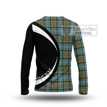 Cathcart Tartan Long Sleeve T-Shirt with Family Crest Circle Style