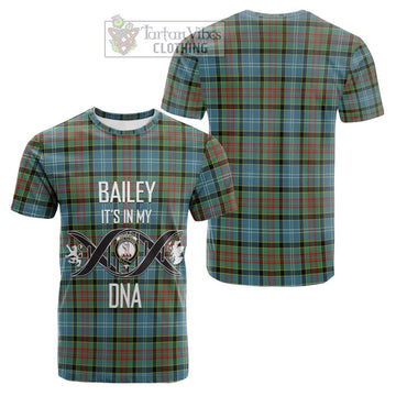 Cathcart Tartan Cotton T-shirt with Family Crest DNA In Me Style