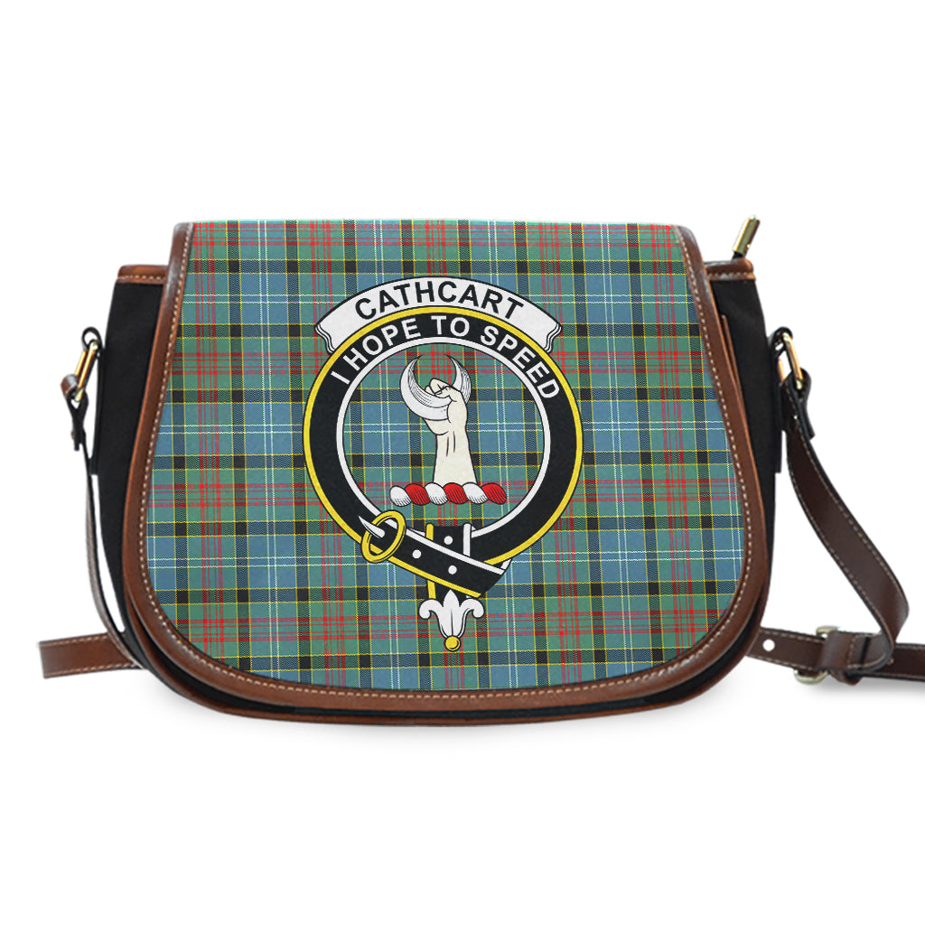 Cathcart Tartan Saddle Bag with Family Crest - Tartan Vibes Clothing