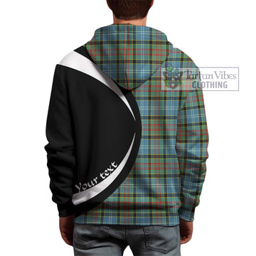 Cathcart Tartan Hoodie with Family Crest Circle Style