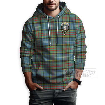 Cathcart Tartan Hoodie with Family Crest Celtic Skull Style