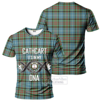 Cathcart Tartan T-Shirt with Family Crest DNA In Me Style