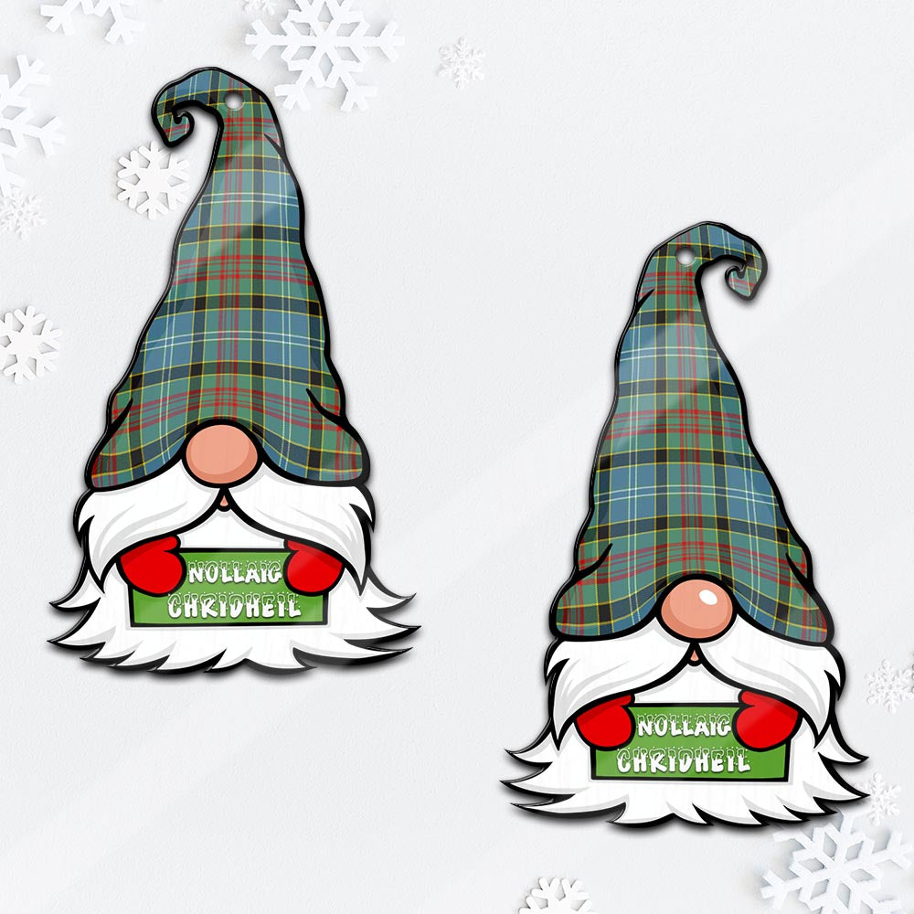 Cathcart Gnome Christmas Ornament with His Tartan Christmas Hat - Tartan Vibes Clothing