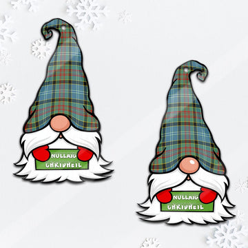 Cathcart Gnome Christmas Ornament with His Tartan Christmas Hat