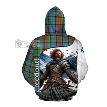 Cathcart Crest Tartan Cotton Hoodie Inspired by the Freedom of Scottish Warrior