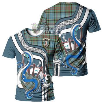 Cathcart Tartan T-Shirt with Epic Bagpipe Style