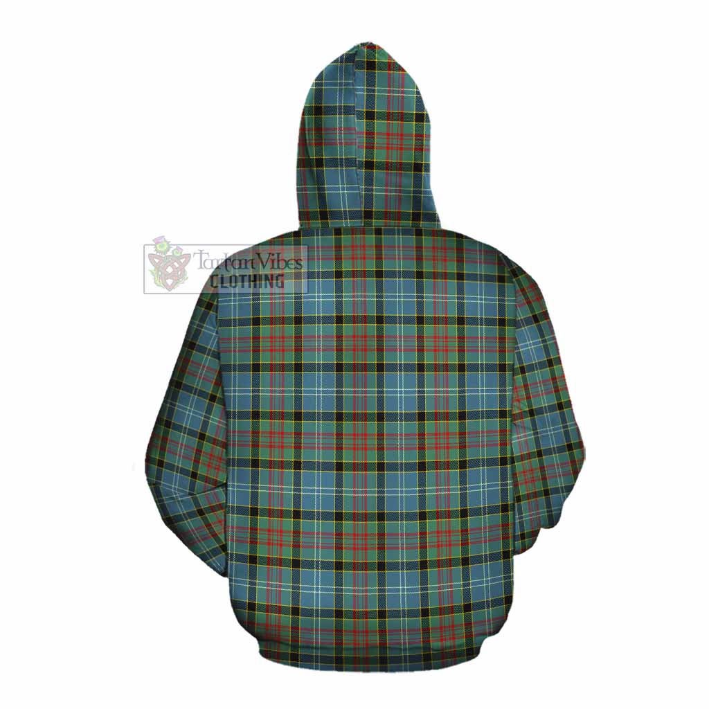 Tartan Vibes Clothing Cathcart Tartan Cotton Hoodie with Family Crest DNA In Me Style