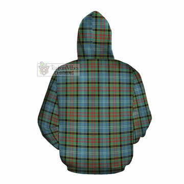 Cathcart Tartan Cotton Hoodie with Family Crest DNA In Me Style