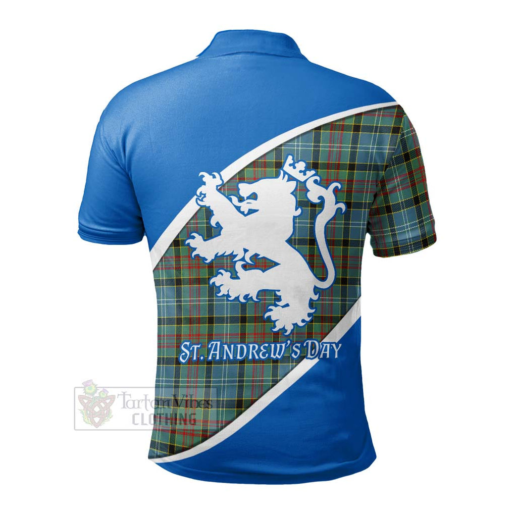 Tartan Vibes Clothing Cathcart Family Crest Tartan Polo Shirt Celebrate Saint Andrew's Day in Style