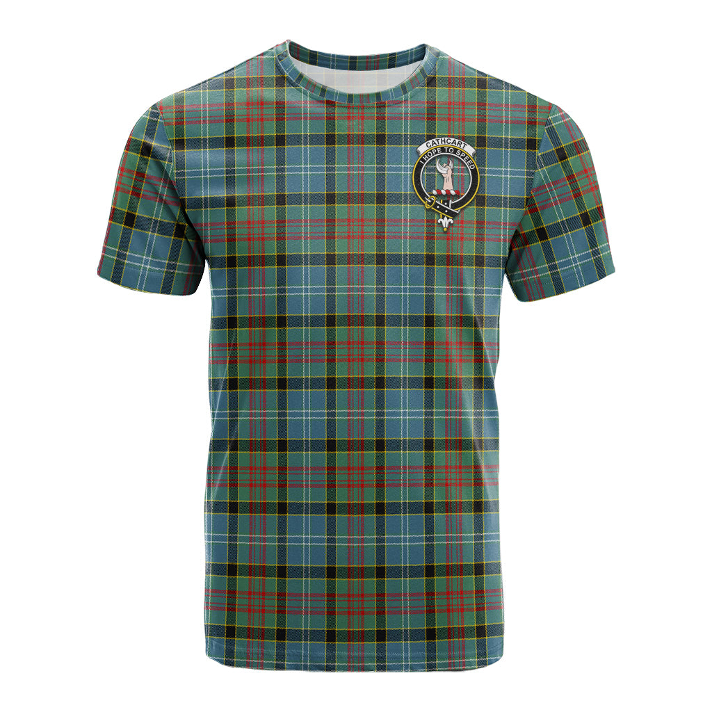 Cathcart Tartan T-Shirt with Family Crest - Tartan Vibes Clothing