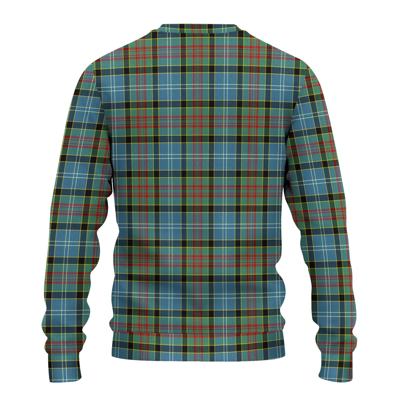 Cathcart Tartan Knitted Sweater with Family Crest - Tartanvibesclothing