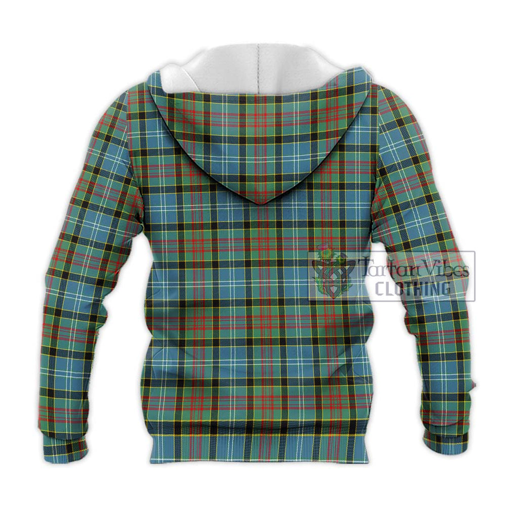 Cathcart Tartan Knitted Hoodie with Family Crest DNA In Me Style - Tartanvibesclothing Shop