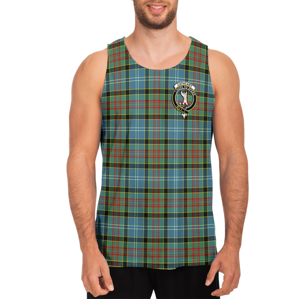 cathcart-tartan-mens-tank-top-with-family-crest