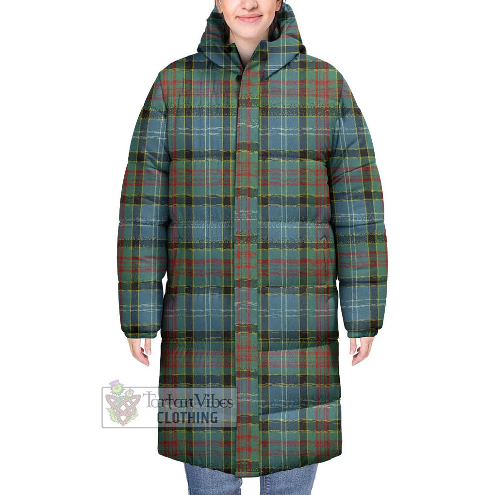 Tartan Vibes Clothing Cathcart Tartan Long Down Jacket