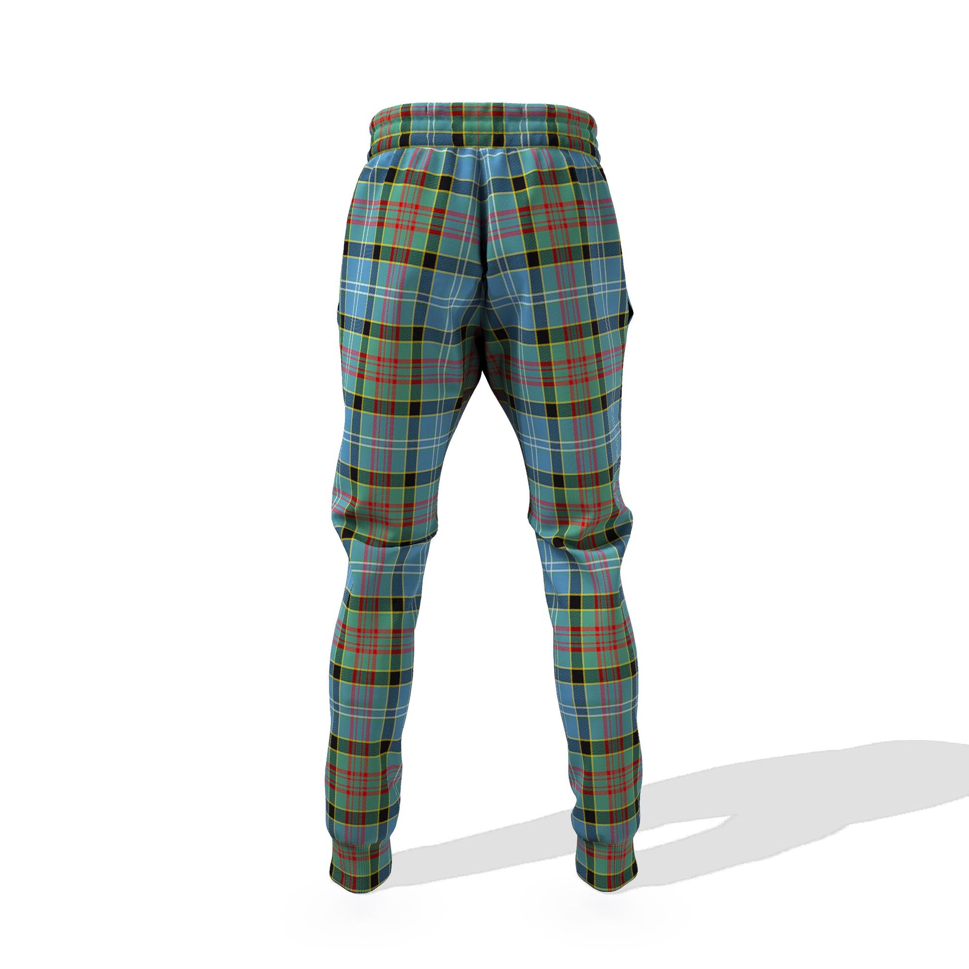 Cathcart Tartan Joggers Pants with Family Crest - Tartanvibesclothing