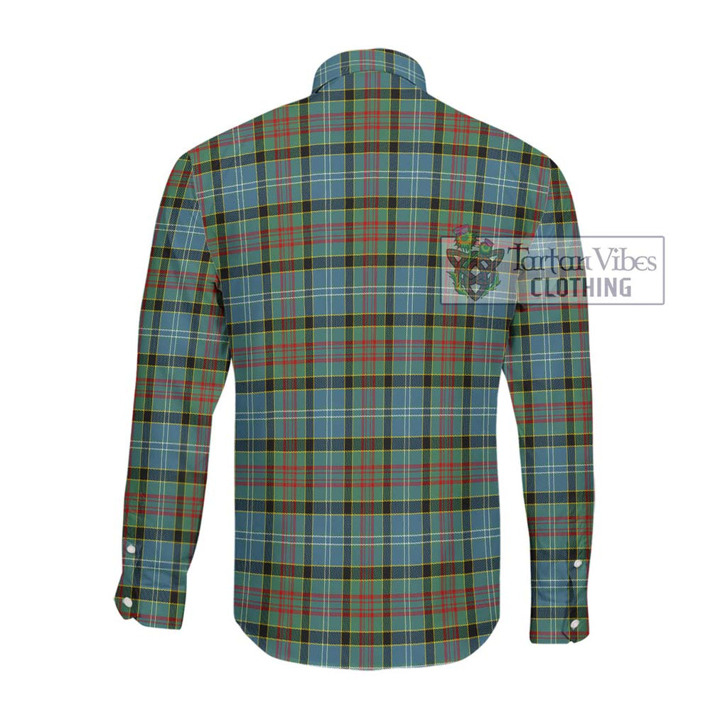 Cathcart Tartan Long Sleeve Button Shirt with Family Crest DNA In Me Style - Tartanvibesclothing Shop