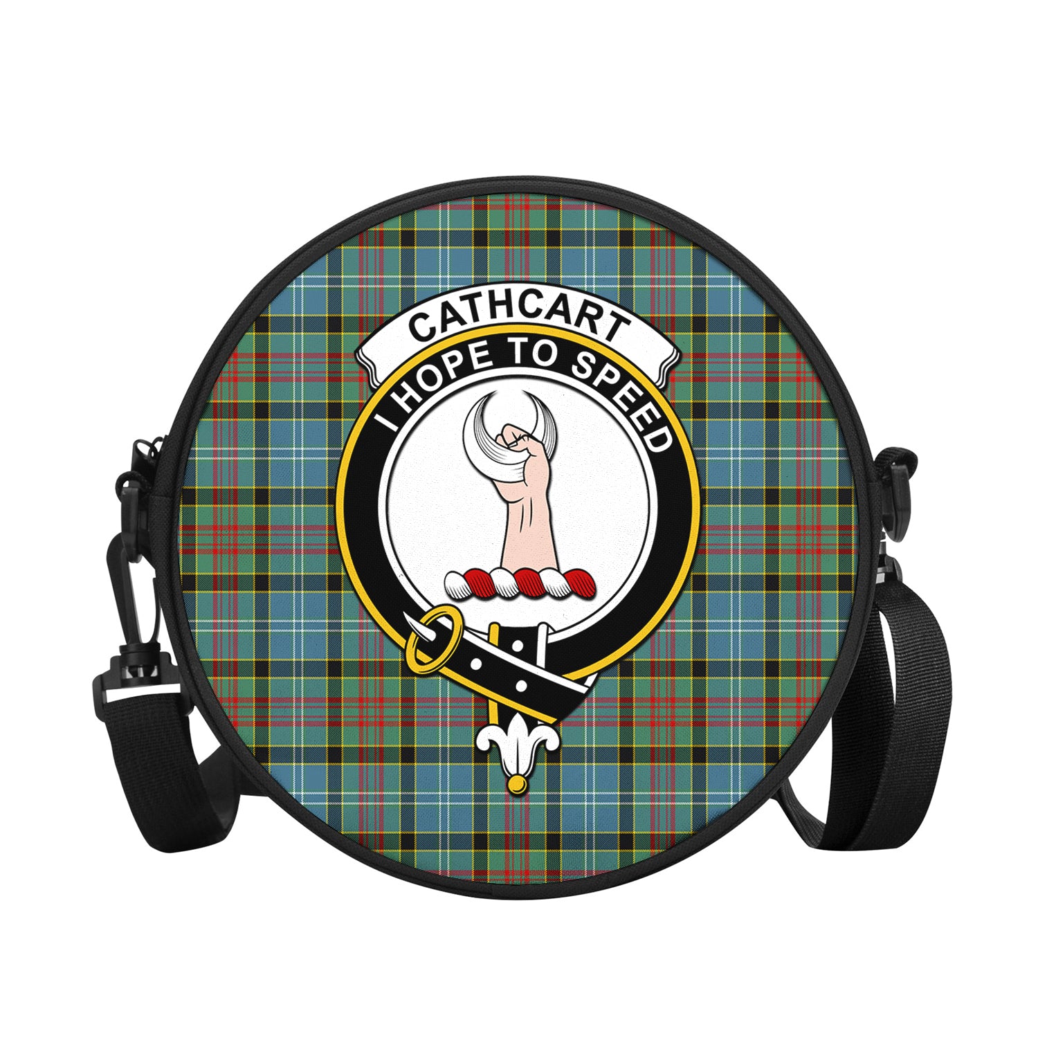 cathcart-tartan-round-satchel-bags-with-family-crest