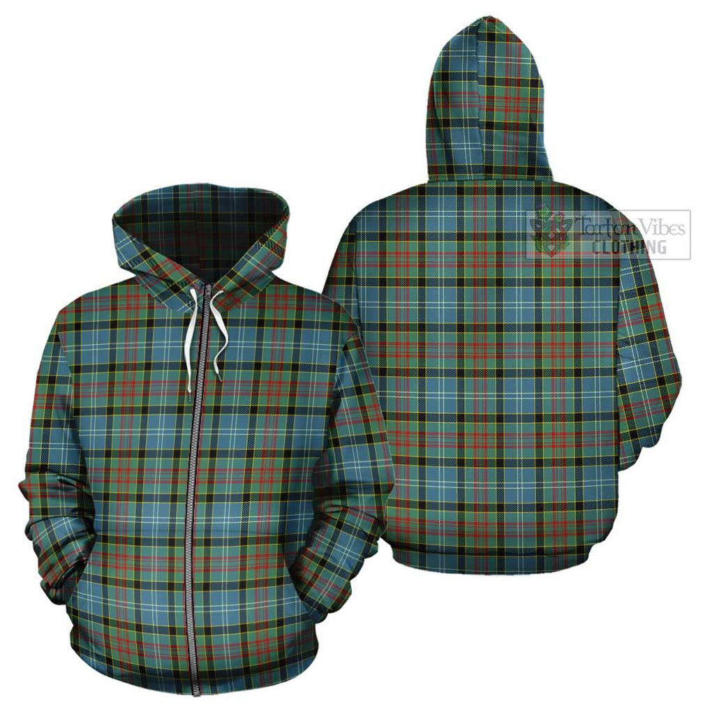 Cathcart Tartan Cotton Hoodie Zip Hoodie - Tartan Vibes Clothing