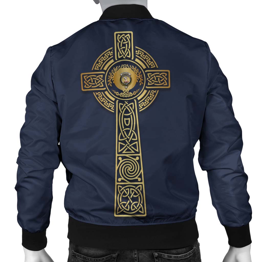 Cathcart Clan Bomber Jacket with Golden Celtic Tree Of Life - Tartanvibesclothing