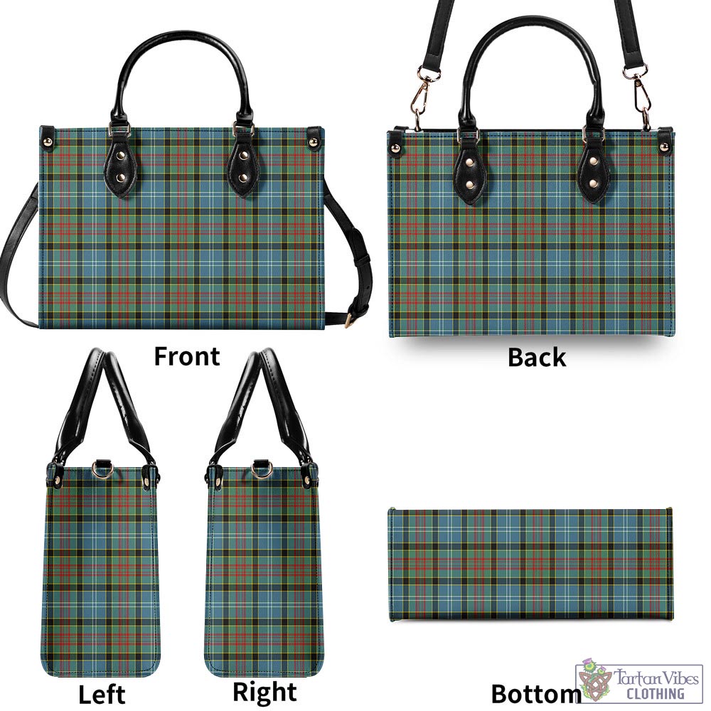 Tartan Vibes Clothing Cathcart Tartan Luxury Leather Handbags