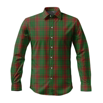 Cavan County Ireland Tartan Long Sleeve Button Up Shirt Men's Shirt - Tartan Vibes Clothing