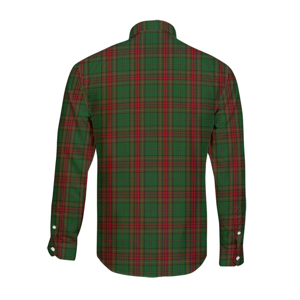 Cavan County Ireland Tartan Long Sleeve Button Up Shirt - Tartan Vibes Clothing
