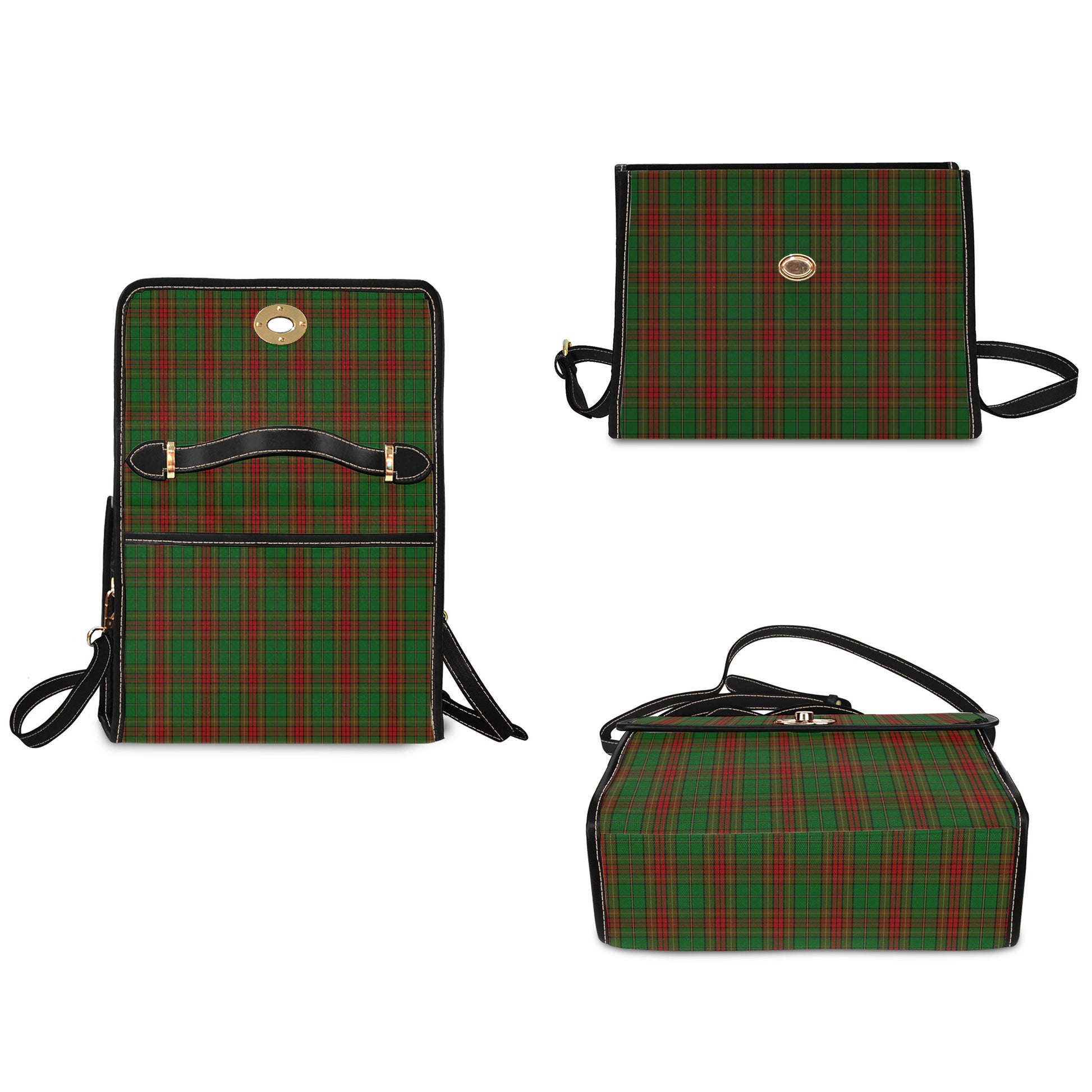 Cavan County Ireland Tartan Waterproof Canvas Bag - Tartan Vibes Clothing