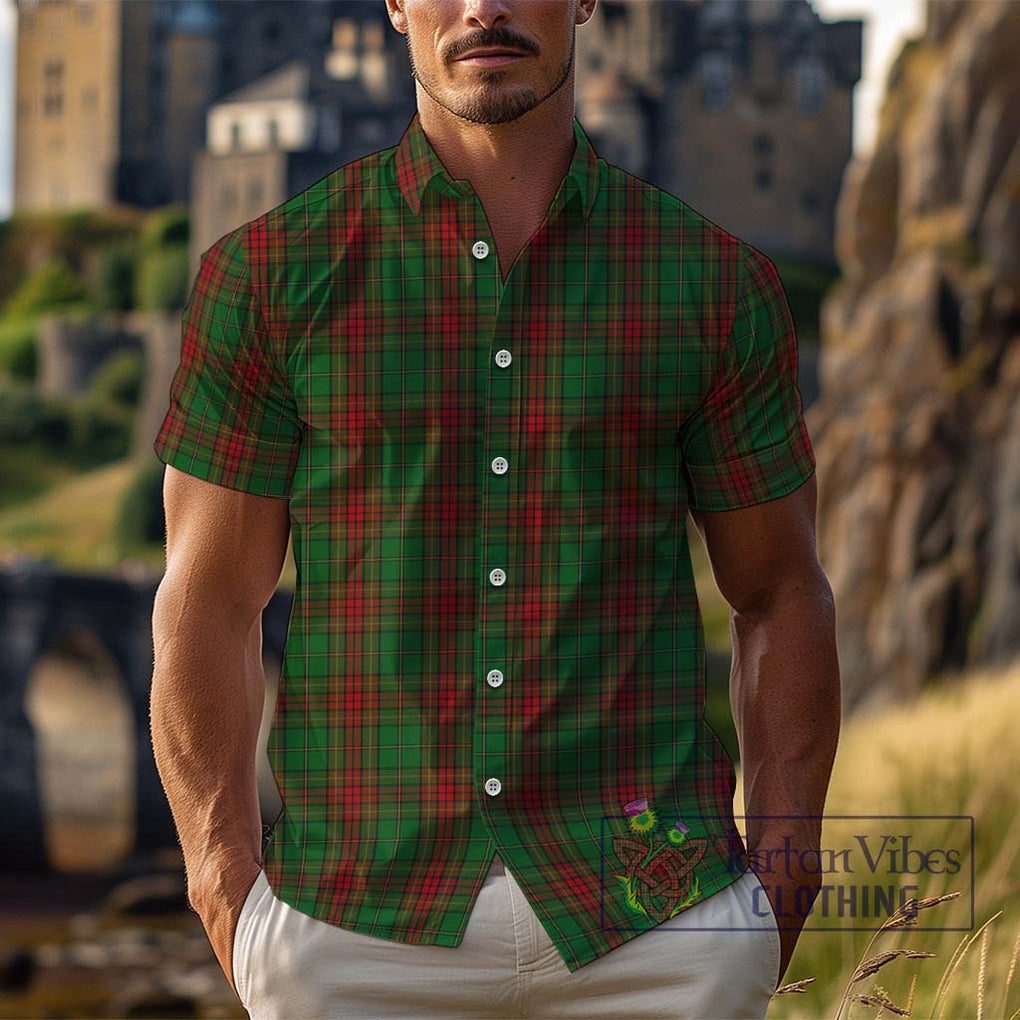 Cavan County Ireland Tartan Cotton Hawaiian Shirt Adult - Tartanvibesclothing Shop