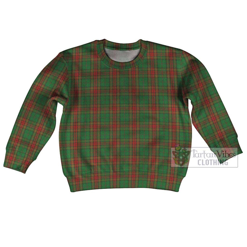 Tartan Vibes Clothing Cavan County Ireland Tartan Kid Ugly Sweater