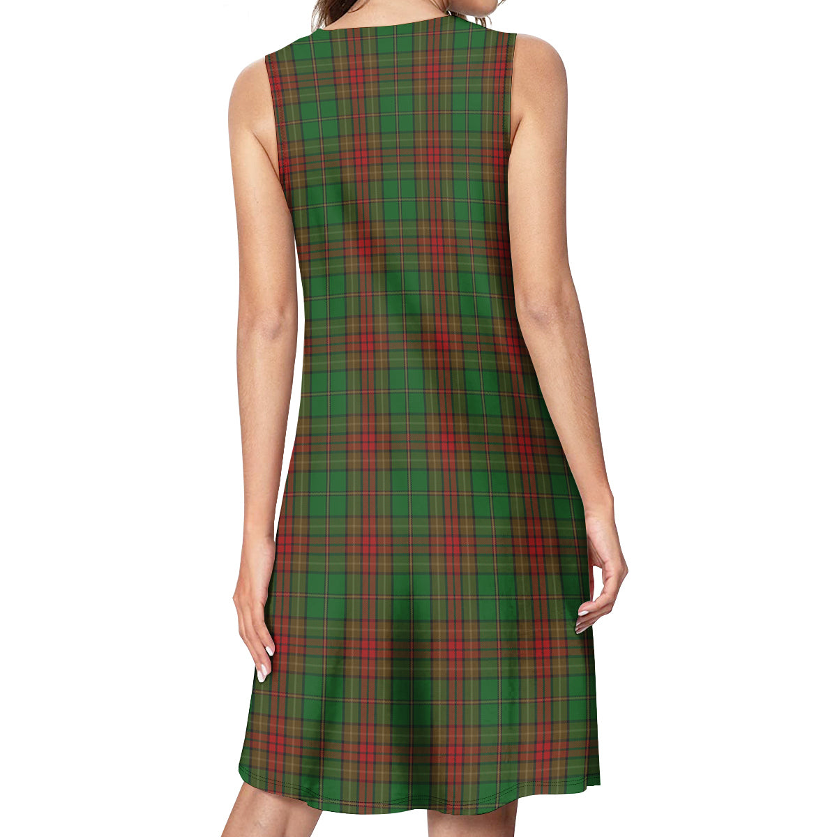 Cavan County Ireland Tartan Womens Casual Dresses - Tartan Vibes Clothing