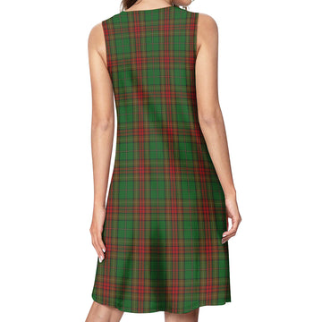 Cavan County Ireland Tartan Womens Casual Dresses - Tartan Vibes Clothing